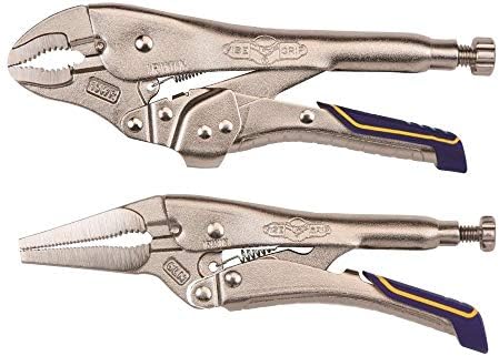 IRWIN VISE-GRIP Locking Pliers (10-Inch) & Linesman Pliers (6-Inch) Combo (IRHT82588) Irwin