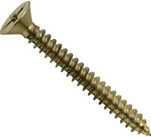 Шурупы по металлу Phillips с плоской головкой 9 x 38 мм, 20 штук Hard-to-Find Fastener