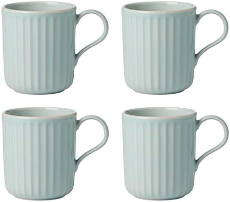 Набор посуды 12 предметов French Perle Scallop Ice Blue, для 4 человек Lenox