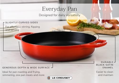 Чугунная сковорода Le Creuset Signature, 28 см, цвет артишок Le Creuset