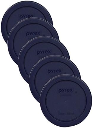 Набор крышек для хранения еды, 5 шт, 7202-PC, темно-синий, 1 чашка Pyrex