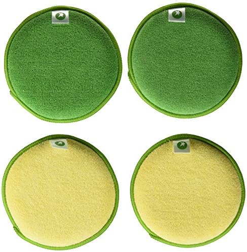 Starfiber Microfiber Kitchen Scrubbies, 4-Pack Starfiber