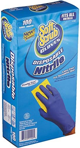 11100-16 Soft Scrub, 100 Count, Disposable Nitrile Gloves Big Time Products LLC