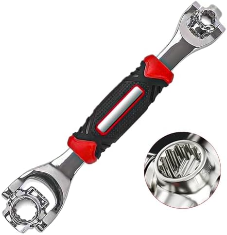 Universal Wrench 52 in 1 Socket Wrench Multifunction Wrench Tool with 360° Rotating Head, Spanner Tool for Home and Bicycle Car Repair Hamind