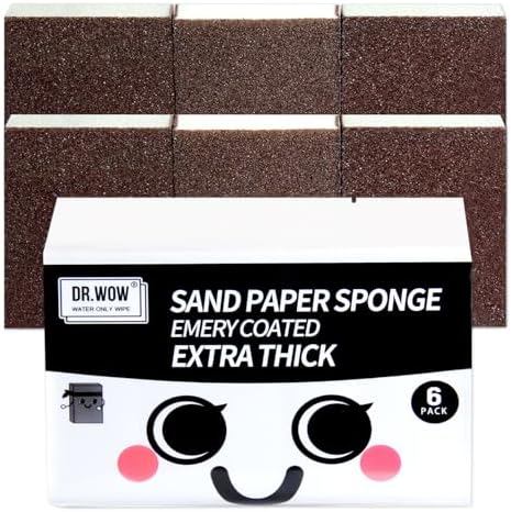 6pcs/lot Magic Cleaning Sponge Carborundum Sponge Brush Household Cleaning Tools Eraser Nano Sponge Washing Kitchen Tool Emery Cleaner 3.94 * 2.76 * 0.98in Dr.WOW