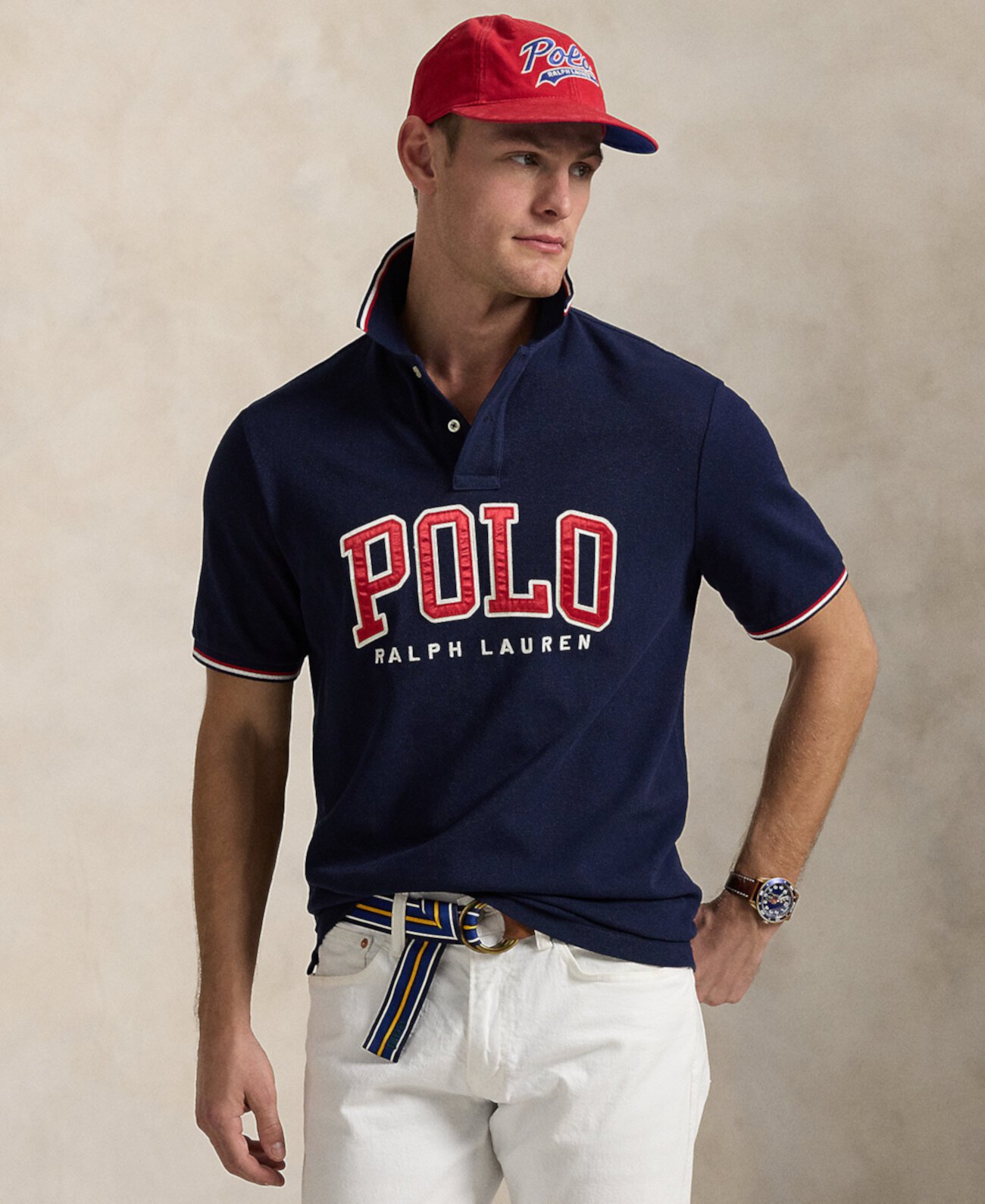 Men's Classic-Fit Logo Mesh Polo Shirt Polo Ralph Lauren