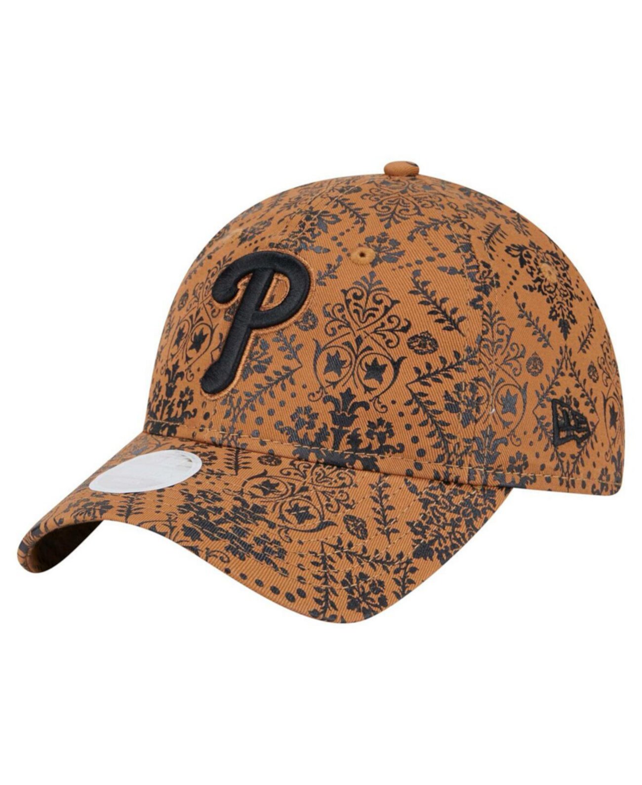 Женская коричневая кепка Philadelphia Phillies Vintage Deco 9TWENTY, регулируемый размер New Era