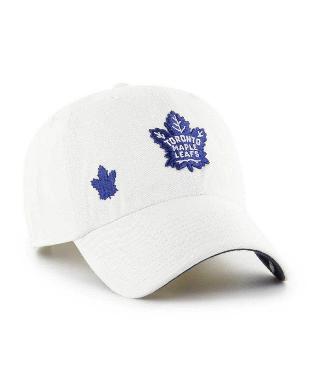 Женская белая регулируемая кепка Toronto Maple Leafs с дизайном Confetti '47 Brand