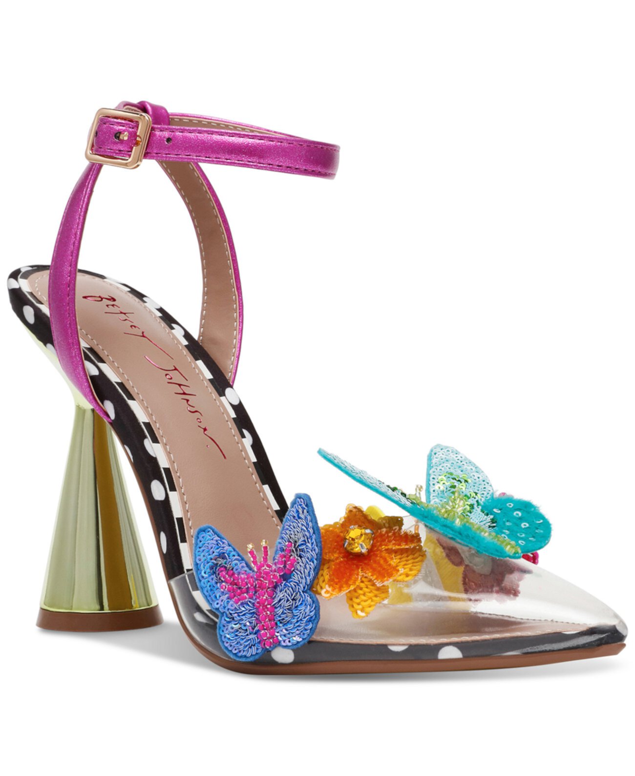 Women's Kamilla Butterfly Lucite Pumps Betsey Johnson