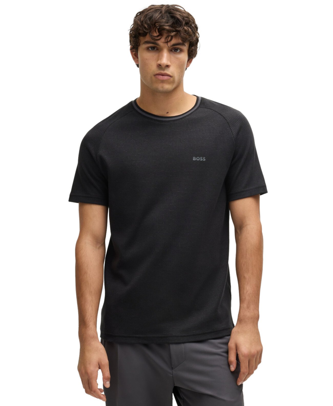 Men's Logo Detail Relaxed Fit T-Shirt Boss