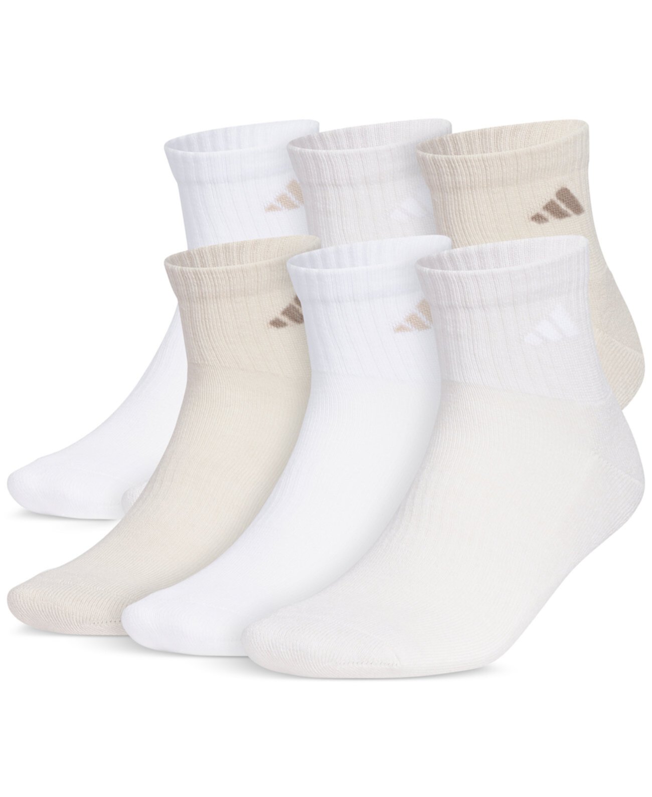 Men's 6pk. Logo Quarter Socks Adidas