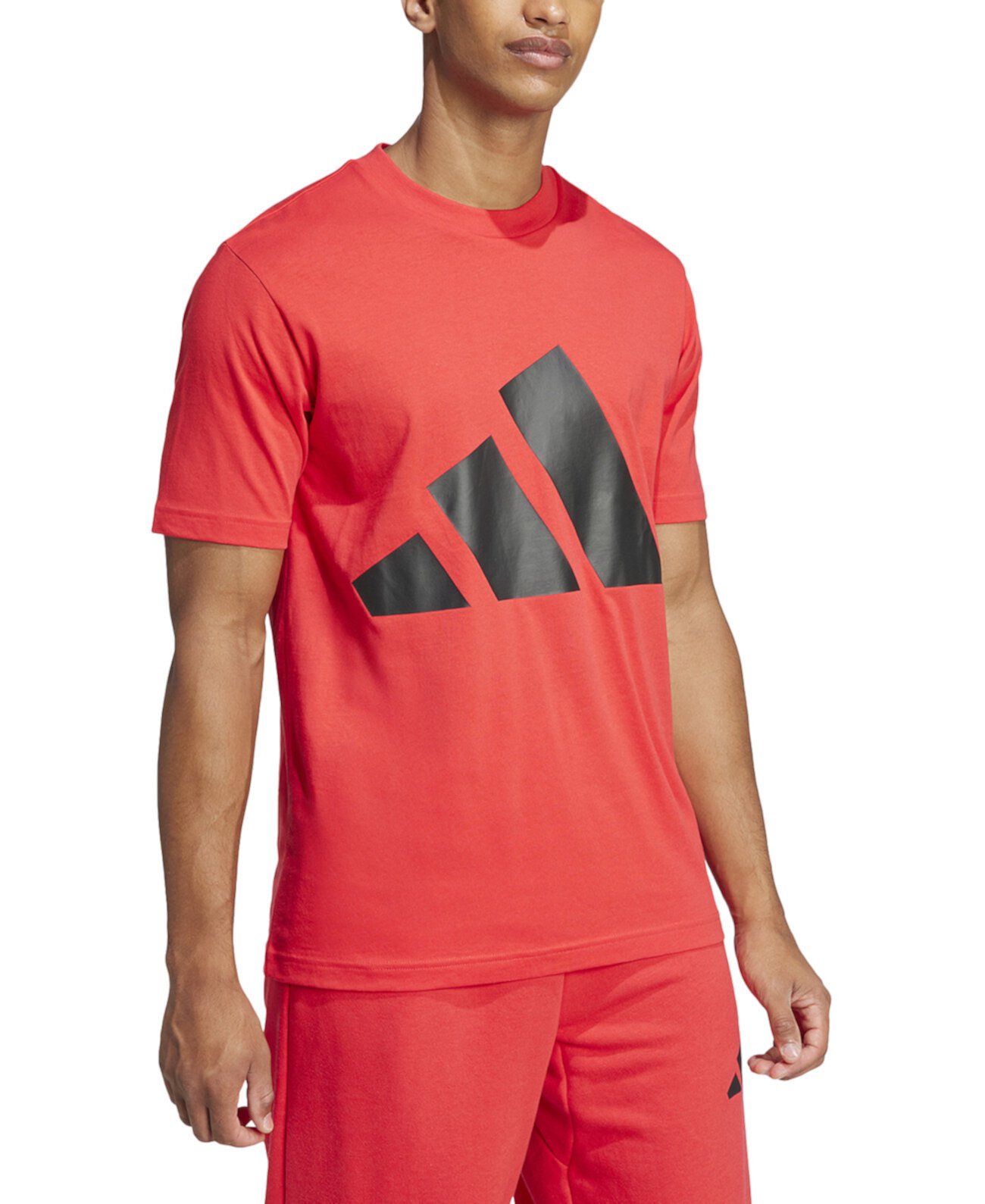 Men's 3 Bar Logo Graphic Cotton T-Shirt Adidas