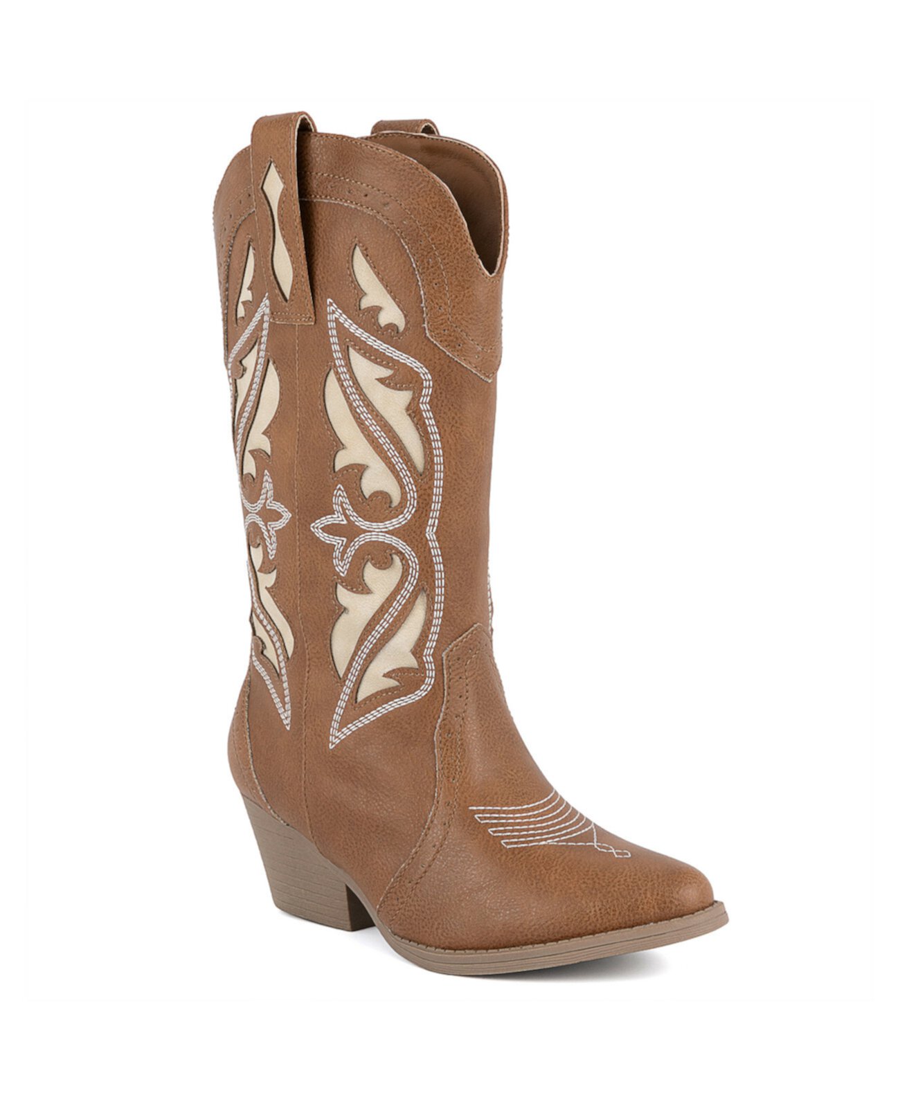 Women's Tobiano Mid Shaft Western Pull On Boots Sugar