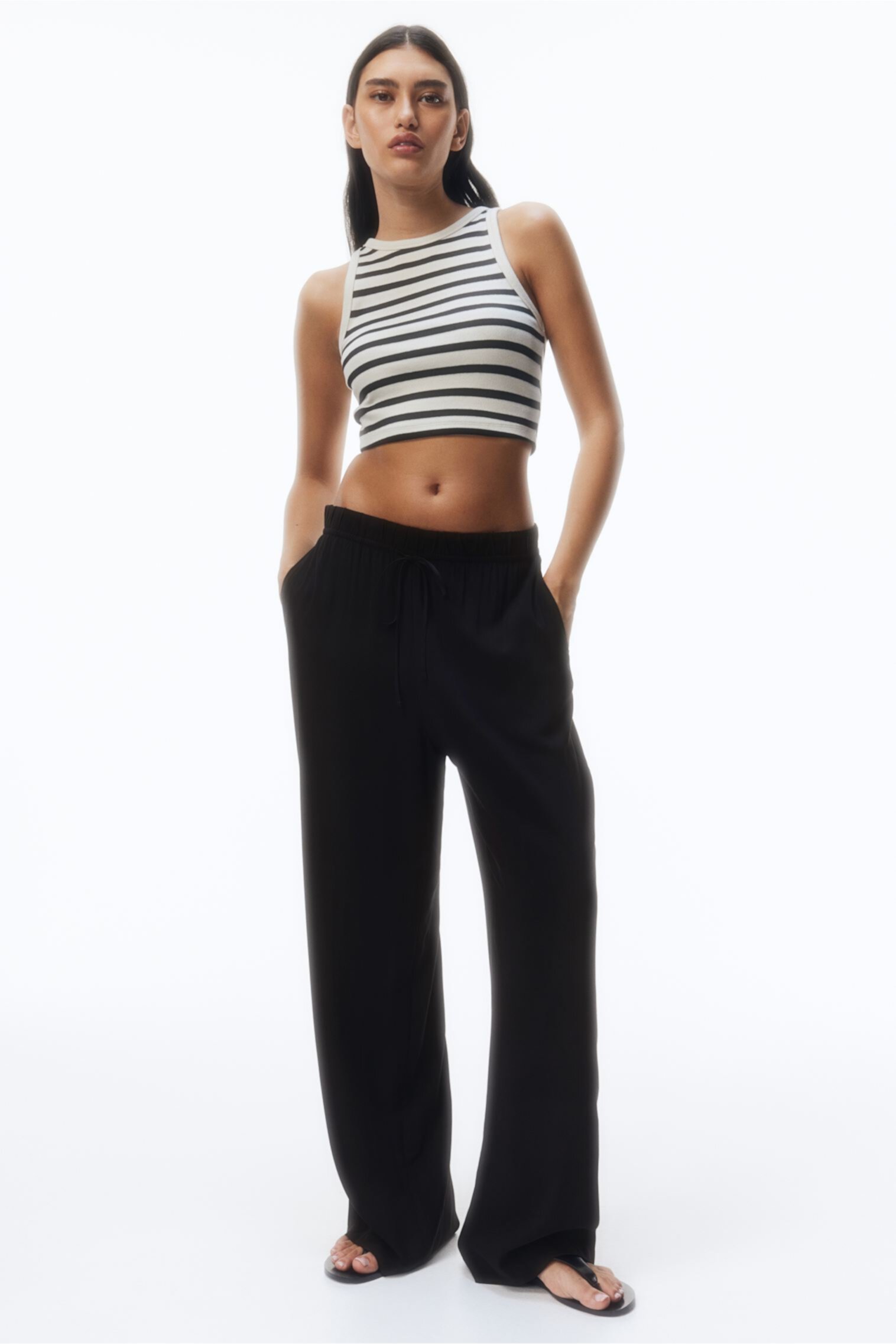 Viscose Drawstring Pants H&M