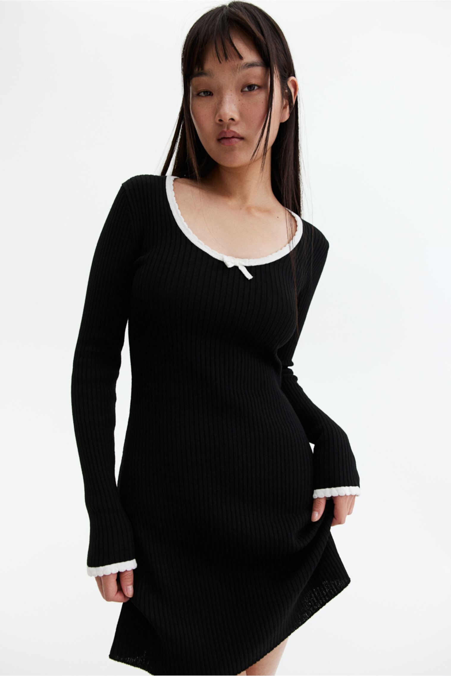 Rib-Knit Bodycon Dress H&M