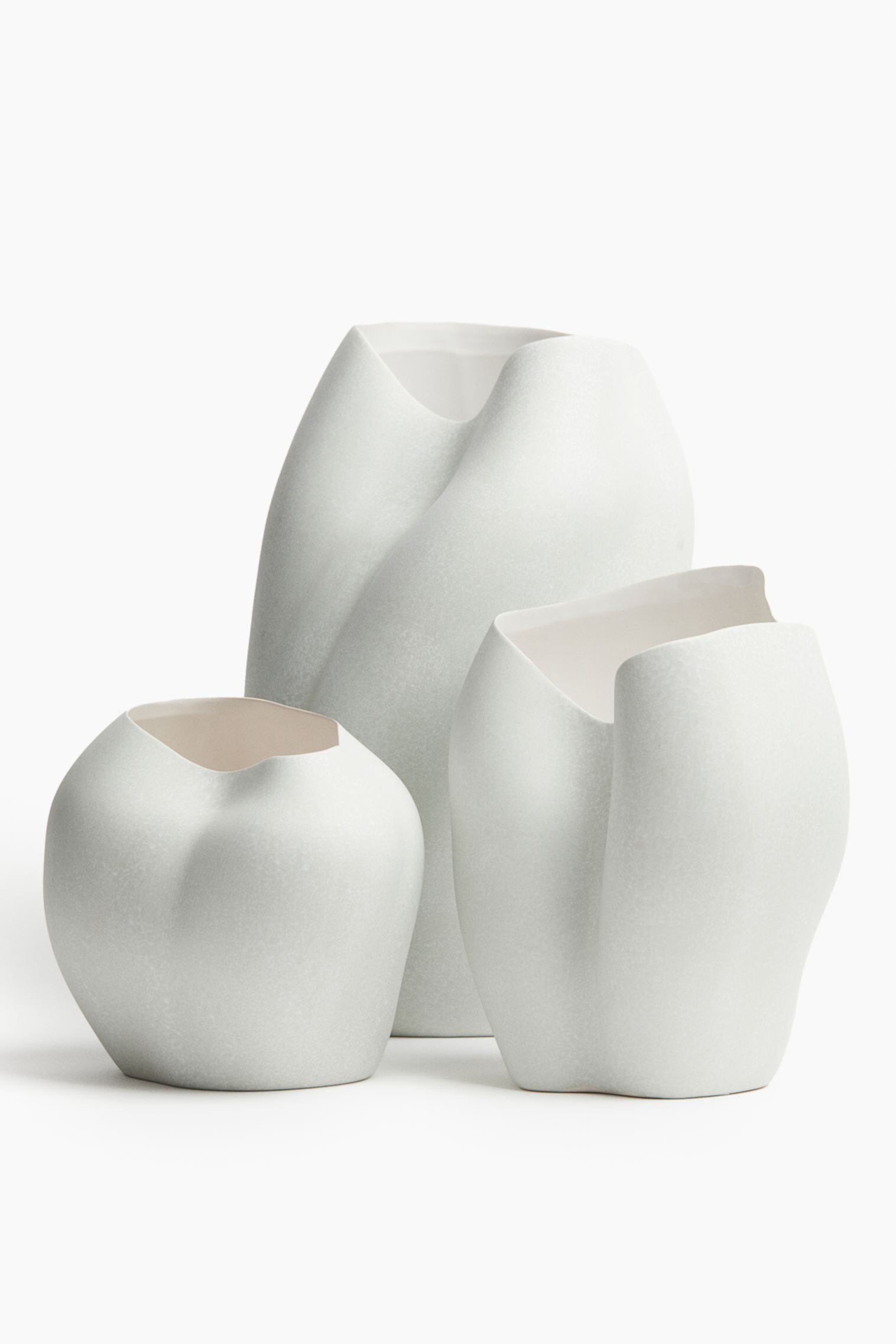 Large Irregular Stoneware Vase H&M