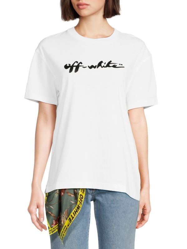 Классическая футболка с круглым вырезом и логотипом Painter от Off-White, 100% хлопок, Португалия Off-White