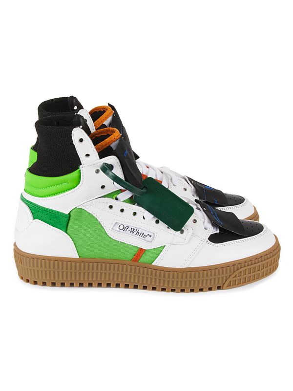 Кроссовки Off-White Off Court 3.0 Колорблок с кожаным и текстильным верхом и амортизирующей стелькой Off-White