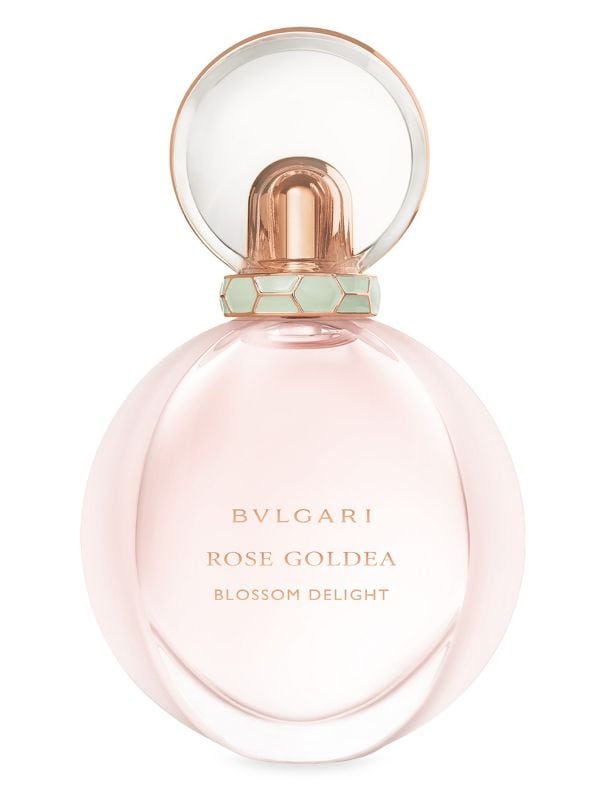 Eau de Parfum Rose Goldea Blossom Delight с нотами папайи, жасмина и болгарской розы, 100 мл Bvlgari