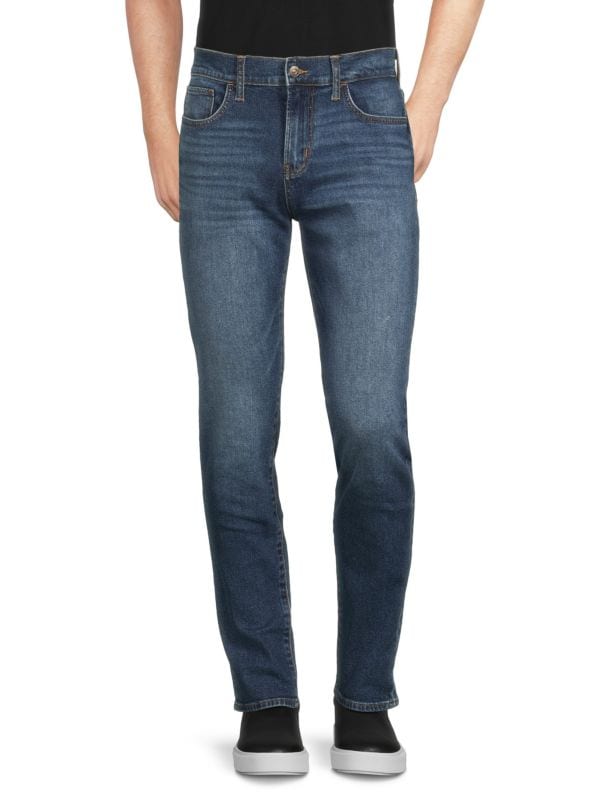 Джинсы Ace Slim с эффектом делаве и классическим пятикарманным стилем Hudson Jeans