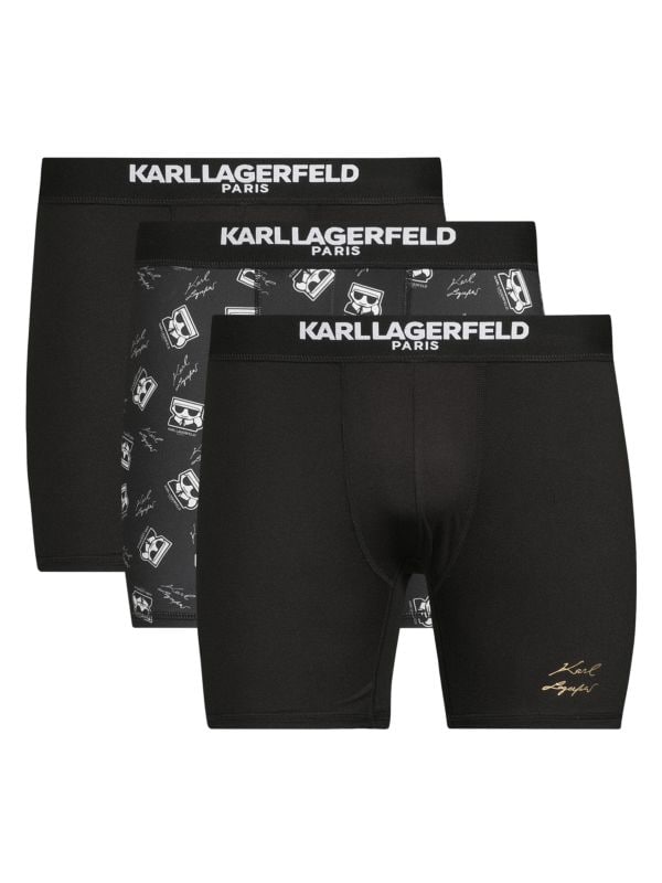 2-Pack Logo Boxer Briefs Karl Lagerfeld Paris