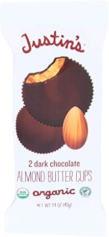 JUSTINS Organic Dark Chocolate Almond Butter Cup, 1.4 OZ Justin's