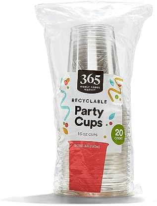 365 by Whole Foods Market, Cups Plastic 16 Ounce, 20 Count 365 by Whole Foods Market