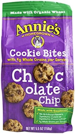 Annie's Organic Drizzle Granola Bars, Chocolate Chip, 5 Bars, 4.6 oz Annie’s