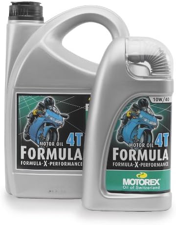 Масло Motorex Formula 4T 10W40 4 литра, синтетическая смесь, высокая производительность для мотоциклетных двигателей Motorex