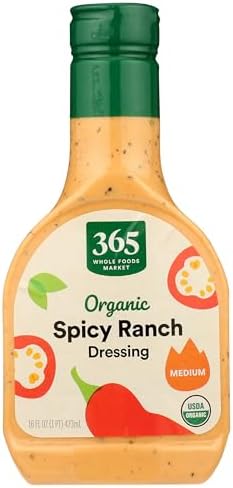 365 by Whole Foods Market, Dressing Ranch Spicy Organic, 16 Fl Oz 365 by Whole Foods Market