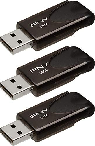 PNY 32GB Attaché 4 USB 2.0 Flash Drive 3-Pack PNY