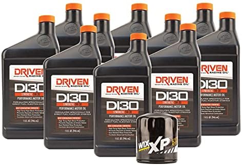 Комплект замены моторного масла Driven Racing Oil DI30 5w-30 для двигателей Gen V GM LT1 LT4 (2014-настоящее время), 10 литров и фильтр масла Wix WL10290XP Driven Racing Oil