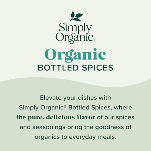 Simply Organic Spice Right Everyday Seasoning Blends, Garlic & Herb, Certified Organic | 2 oz Simply Organic