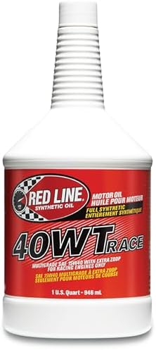 Red Line 10404 40WT Synthetic Race Motor Oil (15W40) - 1 Quart (12 Pack) Red Line