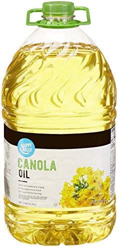 Amazon Brand - Happy Belly Canola Oil, 48 fl oz (Pack of 1) Happy Belly