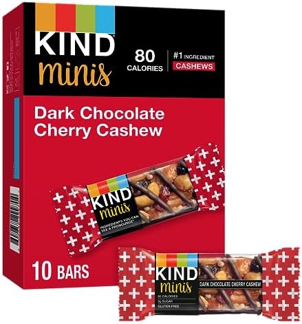 KIND Minis, Caramel Almond & Sea Salt, 0.7 Ounce (Pack of 10) Kind