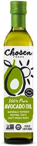 Chosen Foods 100% Pure Avocado Oil, Keto and Paleo Diet Friendly, Kosher Oil for Baking, High-Heat Cooking, Frying, Homemade Sauces, Dressings and Marinades (1.25 liters)(42.3 fl oz) Chosen Foods