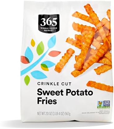 365 by Whole Foods Market, Fries Sweet Potato Crinkle Cut, 20 Ounce 365 by Whole Foods Market