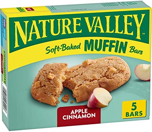 Nature Valley Soft-Baked Muffin Bars, Apple Cinnamon, Snack Bars, 5 Bars, 6.2 OZ Nature Valley