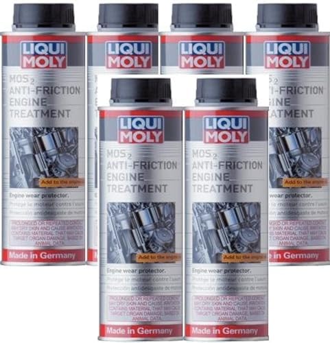 Антифрикционное масло Liqui Moly 2009, комплект из 6 упаковок, уменьшает трение и износ для бензиновых и дизельных двигателей Liqui Moly