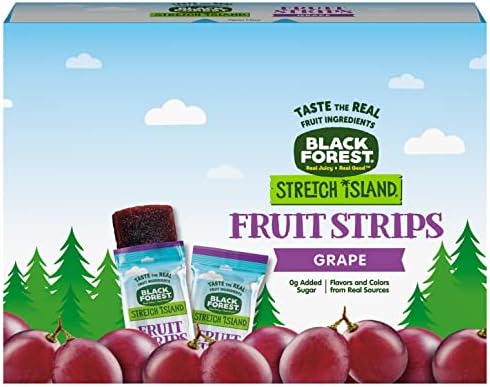 Black Forest Stretch Island Fruit Strips, Grape Flavor, 0.5 Ounce Strips (Pack of 30) Black Forest