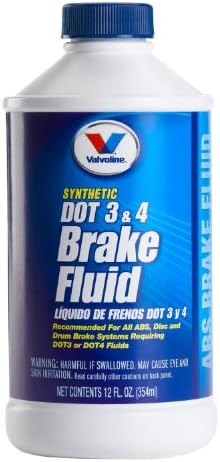 Valvoline 601457-12PK DOT 3 and 4 Brake Fluid - 12 oz., (Case of 12) Valvoline