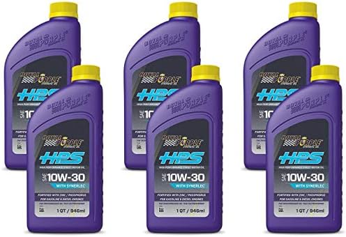 Масло двигателя Royal Purple HPS 10W30, высокопроизводительное, 6 квартов (около 5,68 литров) Speedway Motors