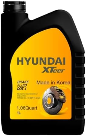 Made in Korea Genuine Brake Fluid Dot-4 1.06 Quart Generic