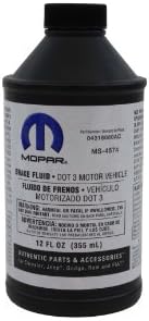 Chrysler Fluid 4318080AD DOT 3 Motor Vehicle Brake Fluid - 12 oz. Bottle Chrysler