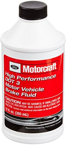 Genuine Ford Accessories (PM-1-C) High Performance DOT-3 Motor Vehicle Brake Fluid - 12 oz. Ford