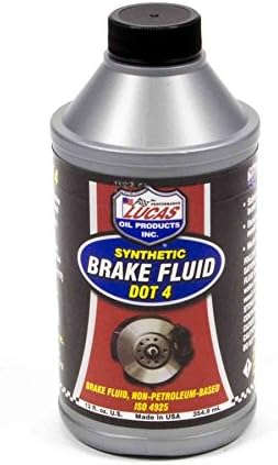 Lucas Oil Products LUC10827 Dot 4 Brake Fluid, 12 Quart, 1 Pack Lucas Oil