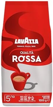 Кофейные зерна Qualita Rossa, 1 кг, свежие до 3 недель, в герметичной упаковке Lavazza