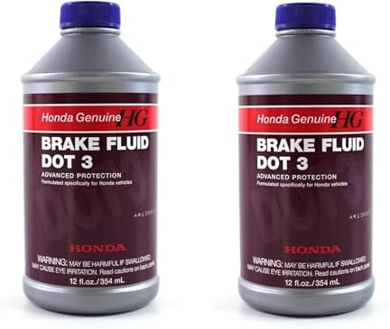 Genuine Honda And Acura Brake Fluid Dot 3 (Pack Of 2) Honda