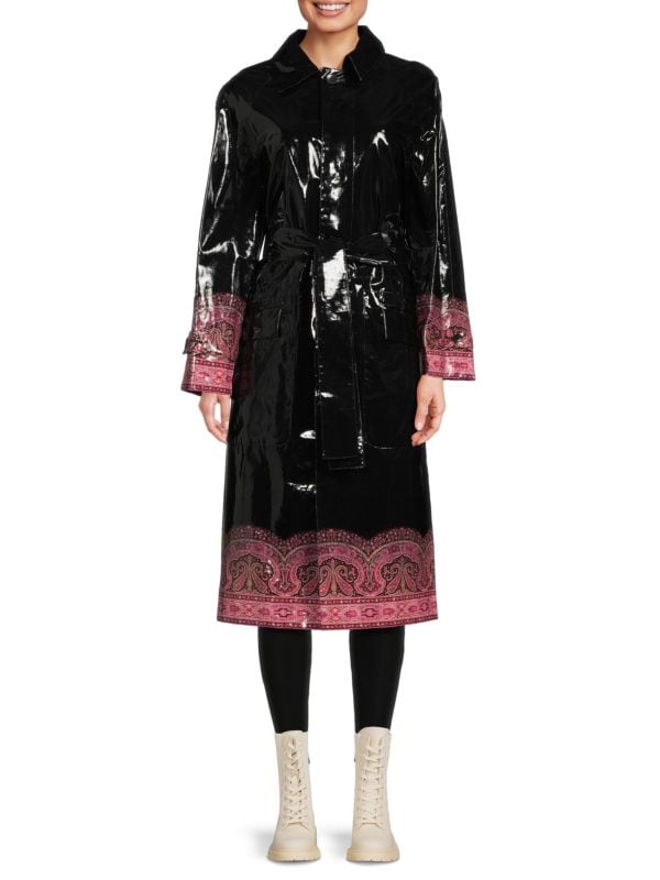 Paisley Graphic Belted Overcoat Etro